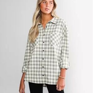 BKE Mixed Plaid Shirt